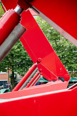 Section of red lamps 