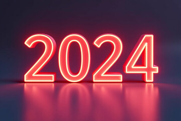 glowing text replaces render calendar year planning concept wallpaper design