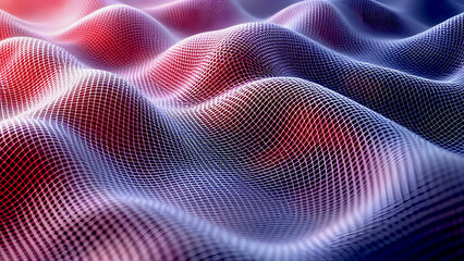 Wavy mesh structure
