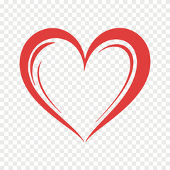 valentine day love heart icon