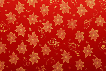 Festliche Weihnachtsdekoration mit roten Kugeln und Tannenzweigen

