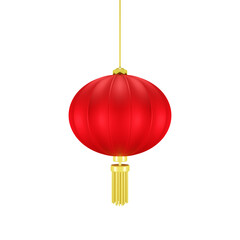 Red Chinese Lantern 3d