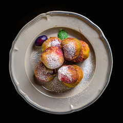 Delightful German Plum Dumplings with Buttery Breadcrumbs