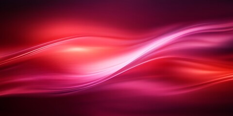 Naklejka premium Abstract Red And Pink Wave Background Design