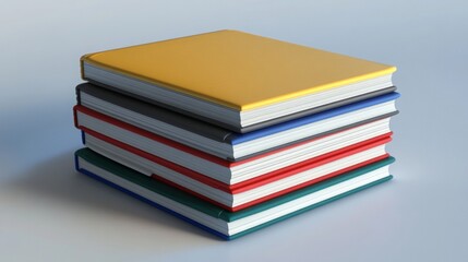 A notebook for work, used to record important ideas.