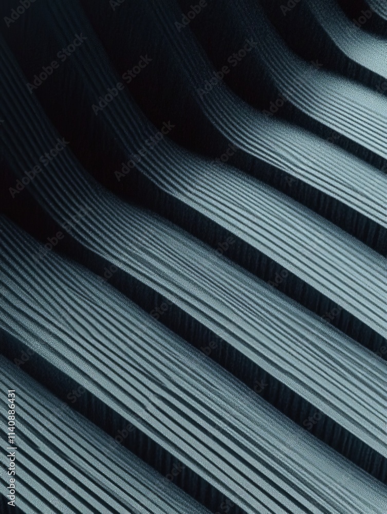 Leinwandbilder this abstract design features flowing waves in dark tones, creating a rich texture and immersive dep