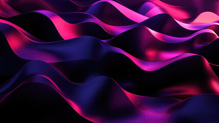 Obraz premium Modern digital abstract 3D background. Can be used in the description of network abilities, technological processes, digital storages, science, education, etc. Copy space. Based on Generative AI