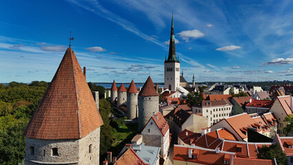 Streets and Spires: Tallinn Old Town in Summer