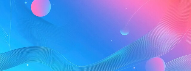Blue gradient background with light stripes and shapes Abstract blue banner design for presentation, technology concept, or business graphics Generative AI © SKIMP Art