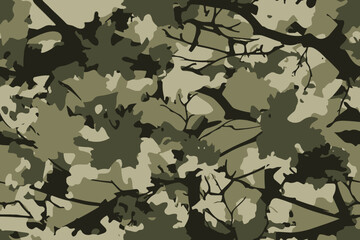 Abstract h
Hunting camouflage, seamless texture, military camouflage pattern, Army or hunting dark khaki green camo clothes. Hunting camo pattern