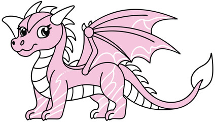 dragon line art design