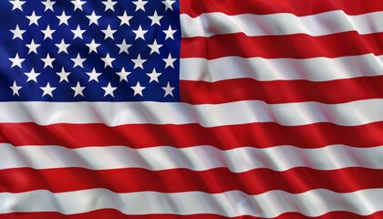 Naklejka premium American Flag on Wooden Background, High Quality Photo for Patriotic and Nationalistic Themes