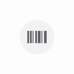 barcode product icon sign vector