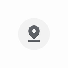 location place icon sign vector