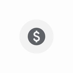 paid money icon sign vector