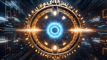 The convergence of quantum computing and artificial intelligence.
It creates a variety of synergies such as improving computational speed, solving complex problems, and developing new algorithms.