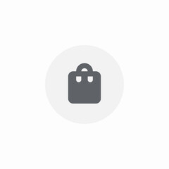 shopping bag icon sign vector