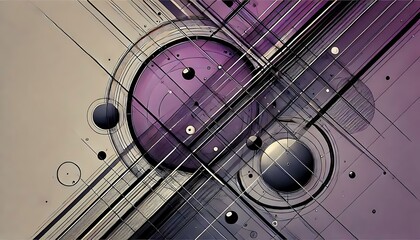 Intersecting Realms: A Study in Lines and Circles