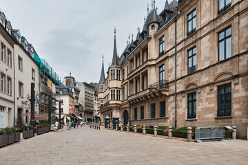 Fototapeta premium Palais Grand-Ducal building in Luxemburg, Europe