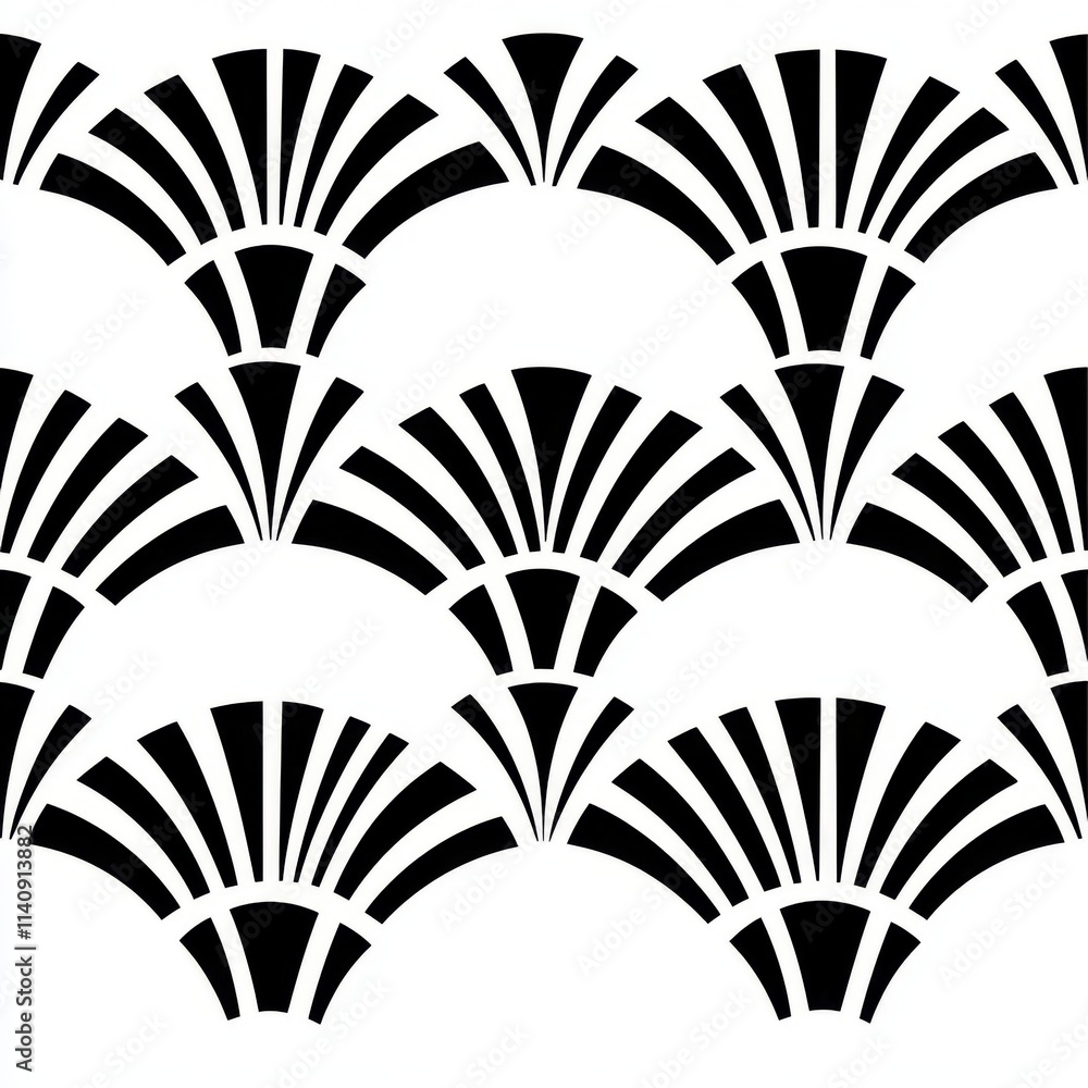 Poster this seamless pattern features a dynamic and stylish linear texture, showcasing a repeating geometri