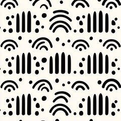 Obraz premium A dynamic, stylish linear texture forms a seamless pattern, creating a repeating geometric background with an oriental design, perfect for wallpaper, wrappers, and packaging.