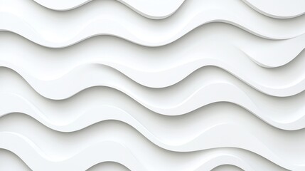 Obraz premium A white abstract background featuring waves, designed as a creative architectural concept.