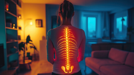 Spine Pain and Osteoarthritis: A Woman's Struggle with Health Problems at Home