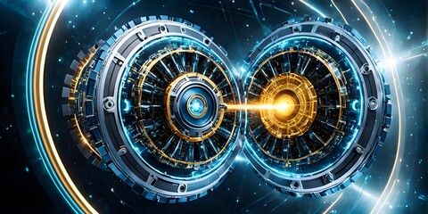 The convergence of quantum computing and artificial intelligence.
It creates a variety of synergies such as improving computational speed, solving complex problems, and developing new algorithms.