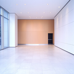 Executive Office Suite Entrance Featuring a Clean and Elegant Corporate Design