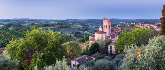 Torre di Matilde, Chiesa del SS. Crocifisso, San Miniato, Toskana, Italien