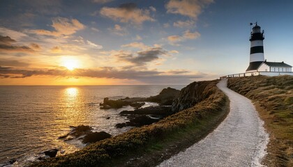 Fototapeta premium lighthouse on the coast