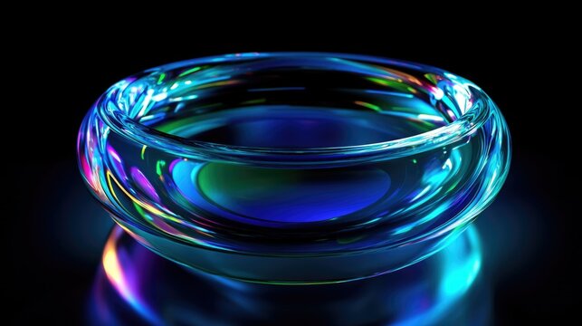 Stunning Clear Gem with Rainbow Hues in Optimal Lighting