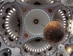 Kocatepe Mosque in Ankara, Turkey was built in the 20th century. It is one of the most important...