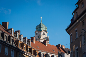 Kirchturm St. Wolfgang in München
