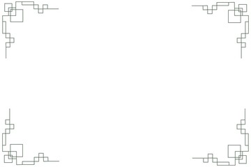 Artistic Abstract Border and Frame | Colorful Rectangle Frame | Creative Border