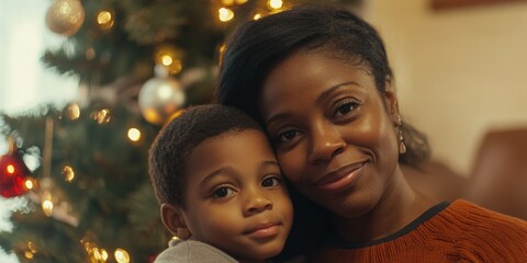 Celebratory Christmas Family Moment