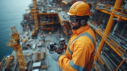 Demonstrating edge computing technology on an offshore platform during daylight