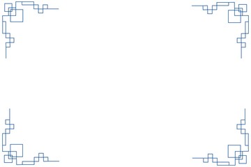 Artistic Abstract Border and Frame | Colorful Rectangle Frame | Creative Border