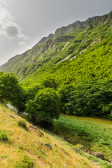 Fluss Bregava nahe Stolac, Bosnien und Herzegowina