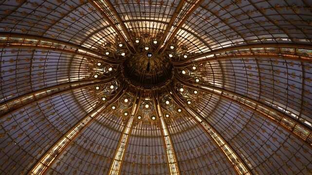 ceiling of the dome of the church