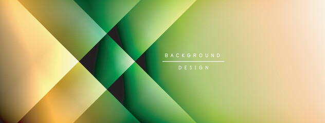 Colorful gradient with lines made of shadow and light. Creative background