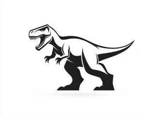 Obraz premium Powerful and Fearsome T-Rex Dinosaur Illustration for Creative Projects