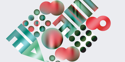 Triangles, circles, squares, rectangles design. Vector Illustration For Wallpaper, Banner, Background, Card, Book Illustration, landing page