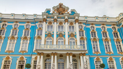 The Catherine Palace timelapse hyperlapse is a Rococo palace located in the town of Tsarskoye Selo...