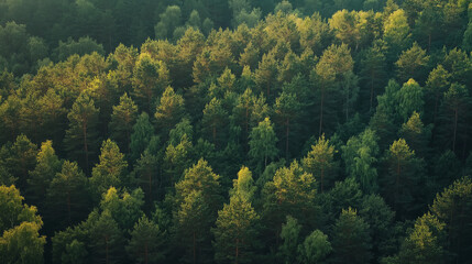 Beautiful forest and trees.