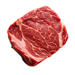 Obraz premium Close-up of a fresh, juicy steak, perfect for culinary inspiration.