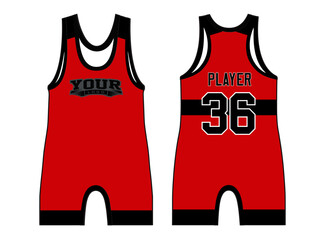 The Wrestling Singlets template mockup is a perfect fit for all sports. The designs that go on casual wear, shirts, fashion apparel, and all kinds of team uniform