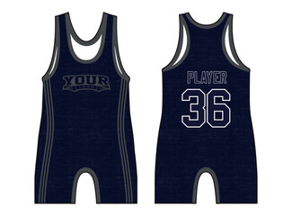 The Wrestling Singlets template mockup is a perfect fit for all sports. The designs that go on casual wear, shirts, fashion apparel, and all kinds of team uniform