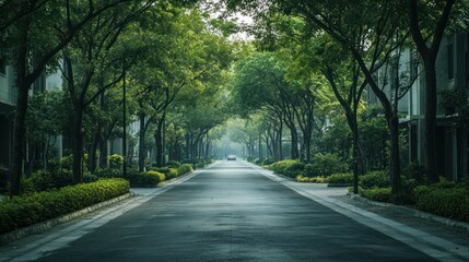 Luxury Housing Neighborhood Surrounded by Nature