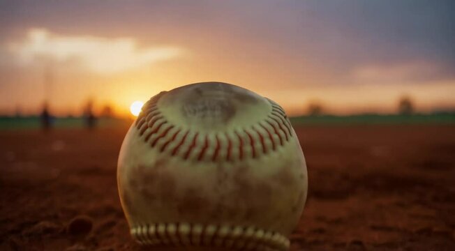 Baseball in field